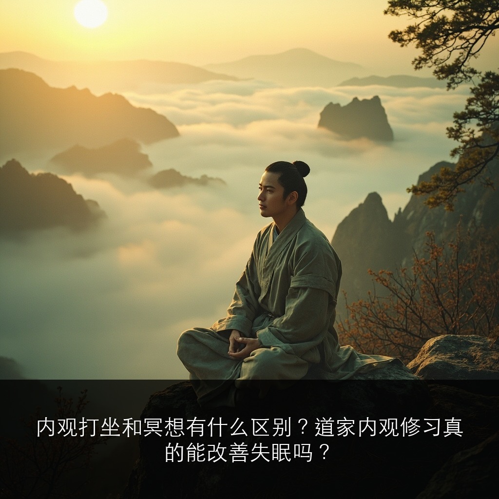 内观打坐和冥想有什么区别？道家内观修习真的能改善失眠吗？
