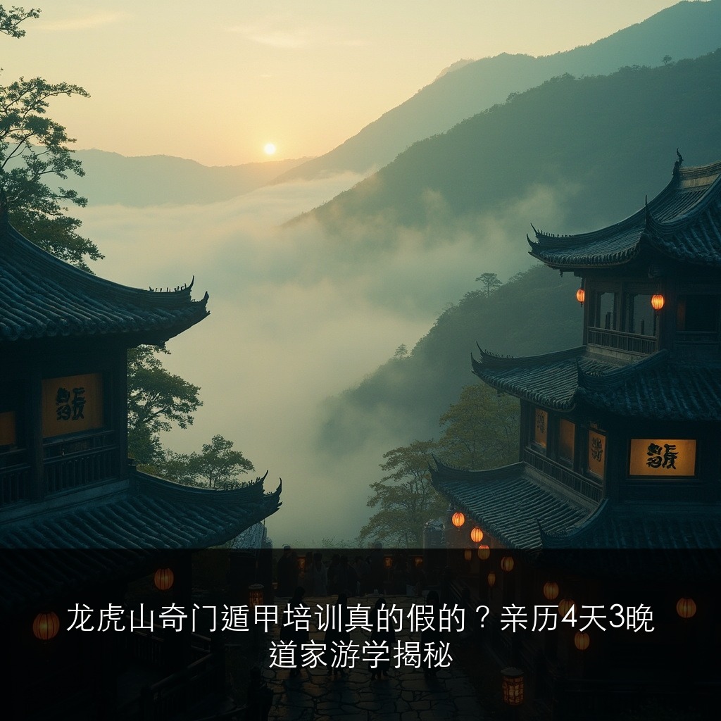 龙虎山奇门遁甲培训真的假的？亲历4天3晚道家游学揭秘