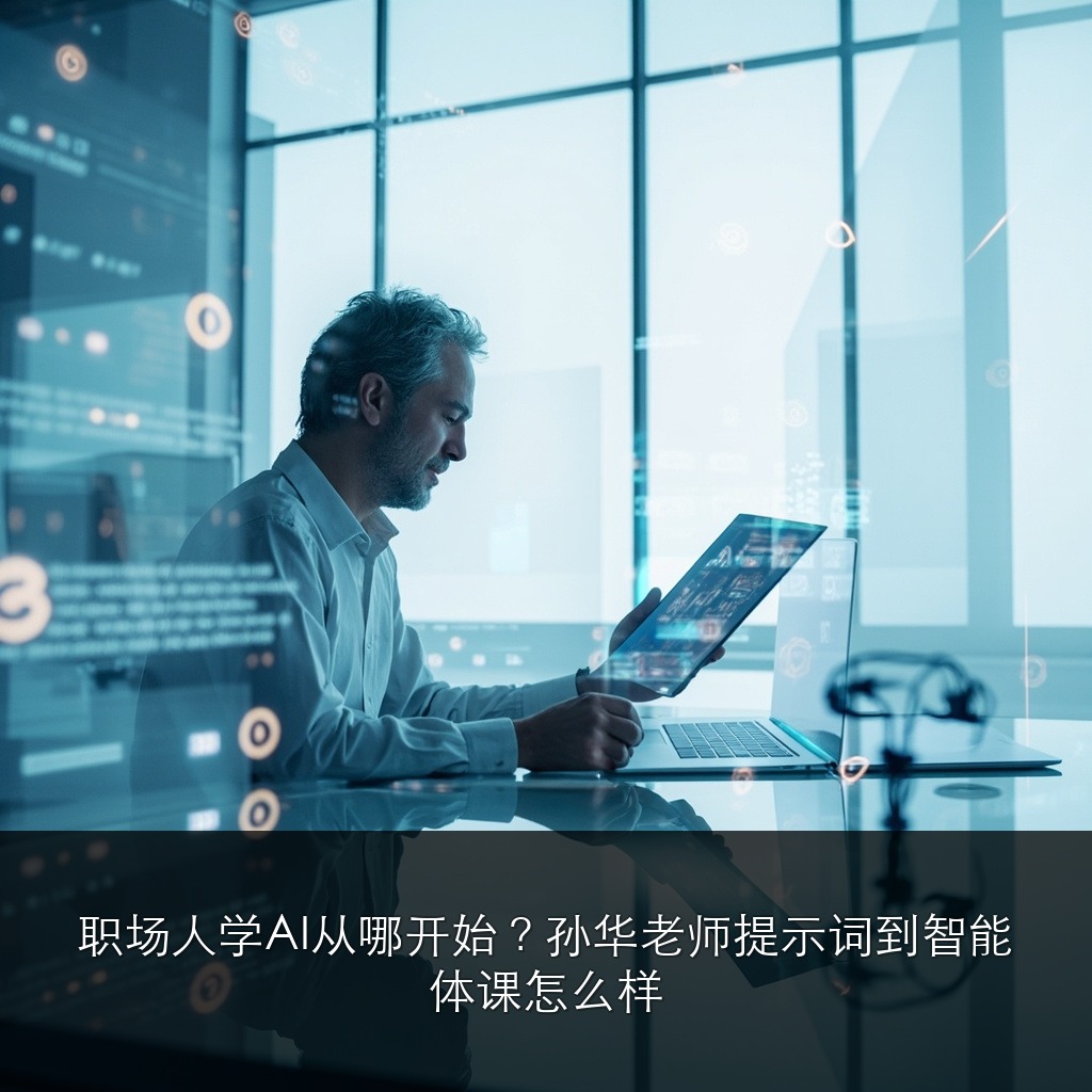 职场人学AI从哪开始？孙华老师提示词到智能体课怎么样