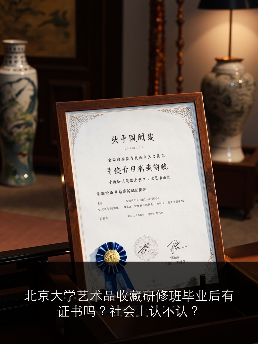 北京大学艺术品收藏研修班毕业后有证书吗？社会上认不认？
