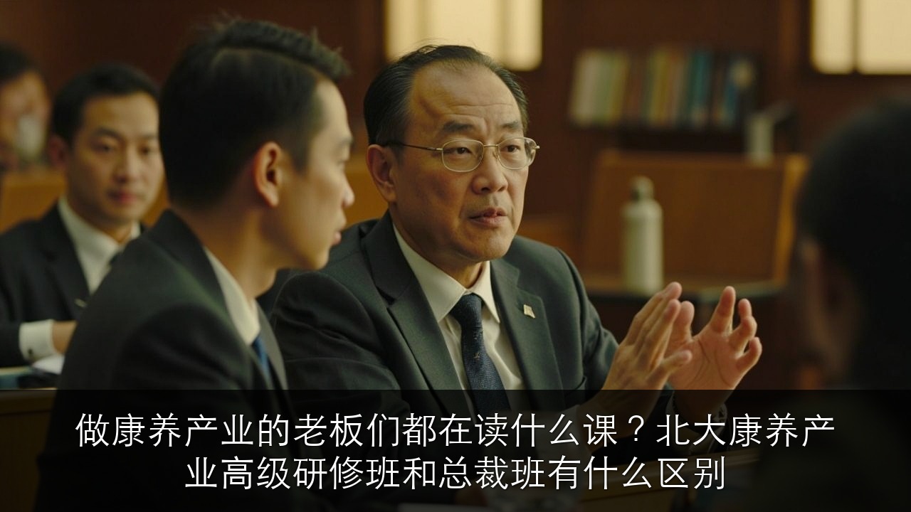 做康养产业的老板们都在读什么课？北大康养产业高级研修班和总裁班有什么区别