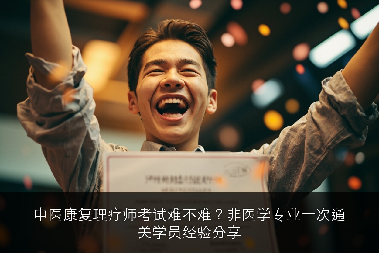 中医康复理疗师考试难不难?非医学专业一次通关学员经验分享