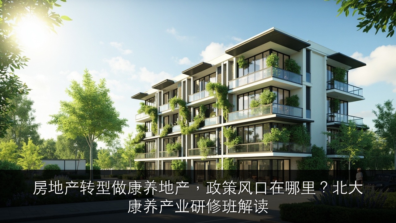 房地产转型做康养地产，政策风口在哪里？北大康养产业研修班解读