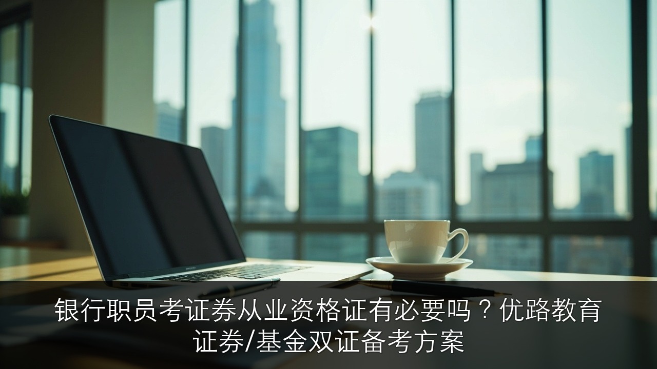 银行职员考证券从业资格证有必要吗?优路教育证券/基金双证备考方案