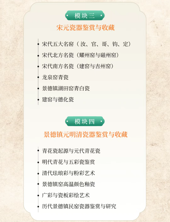 浙江大学中国古陶瓷鉴藏与修复高级研修班