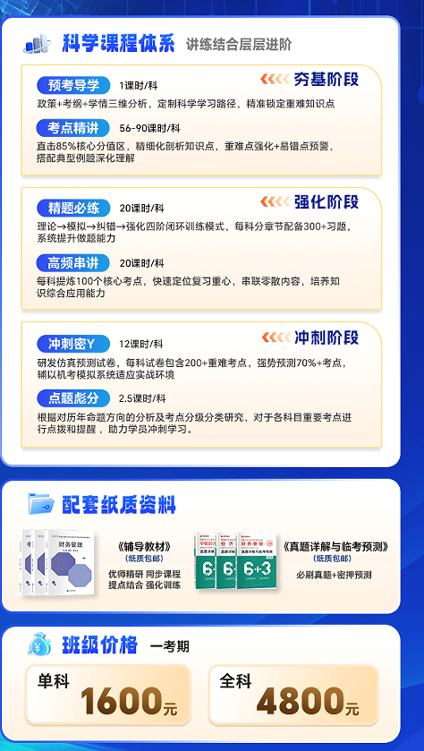 优路教育中级会计师优师决胜班