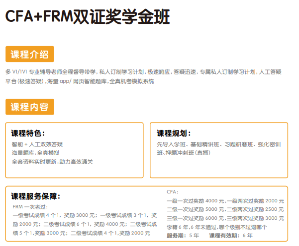 揽星教育CFA课程