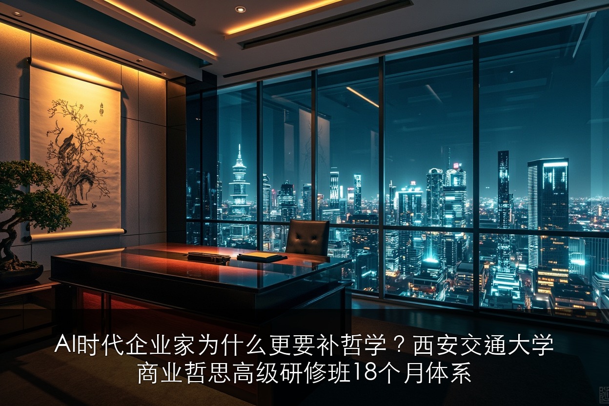 AI时代企业家为什么更要补哲学?西安交通大学商业哲思高级研修班18个月体系