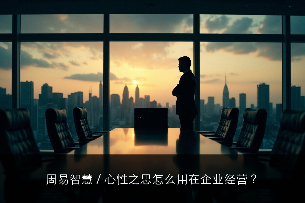 周易智慧 / 心性之思怎么用在企业经营？西安交大商业哲思班人生思想模块拆解