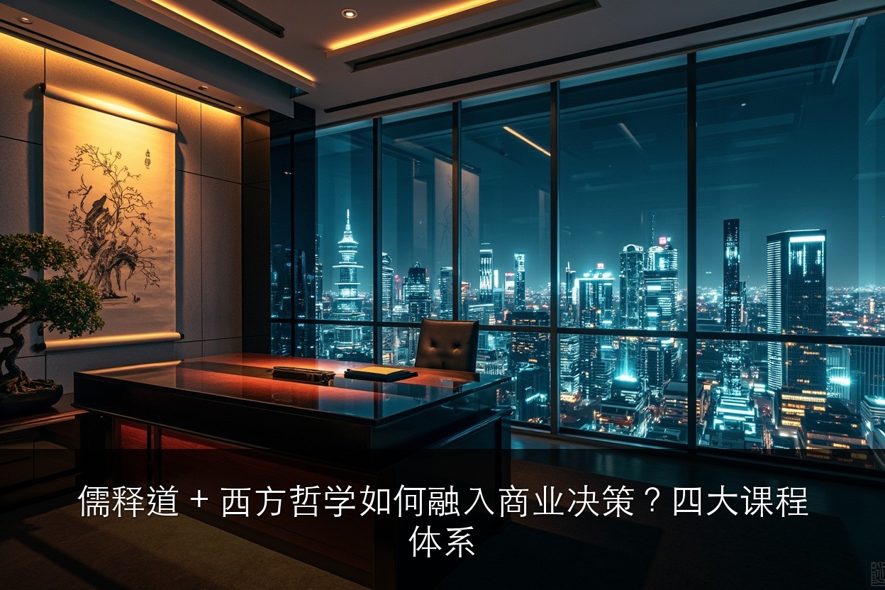 儒释道 + 西方哲学如何融入商业决策?西安交通大学商业哲思高级研修班四大课程体系