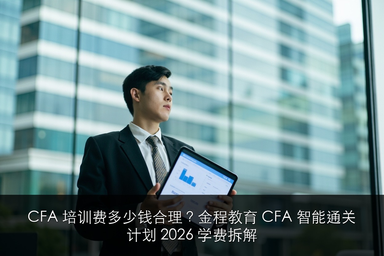 CFA 培训费多少钱合理?金程教育 CFA 智能通关计划 2026 学费拆解
