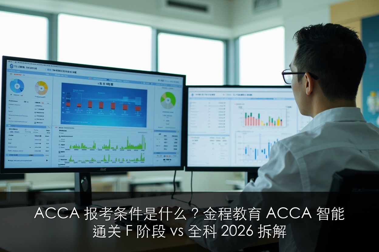 ACCA 报考条件是什么?金程教育 ACCA 智能通关 F 阶段 vs 全科 2026 拆解