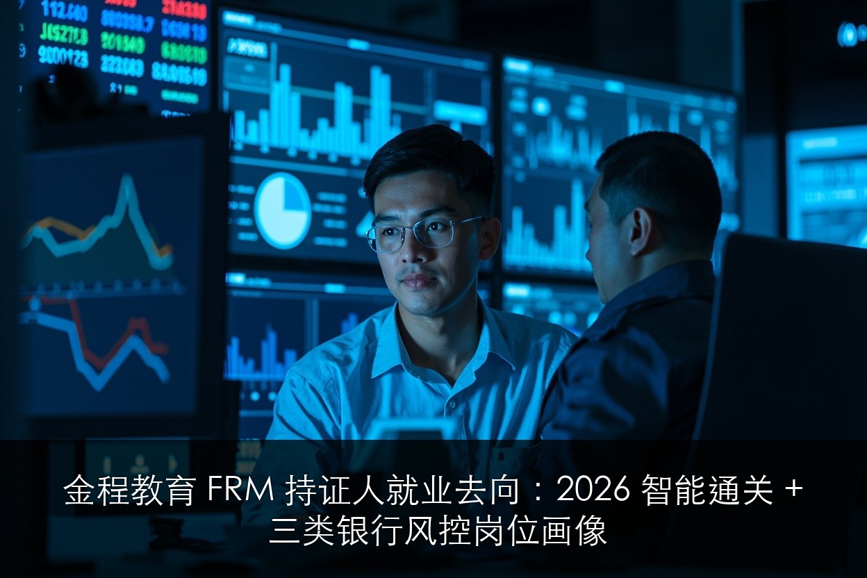 金程教育 FRM 持证人就业去向:2026 智能通关 + 三类银行风控岗位画像