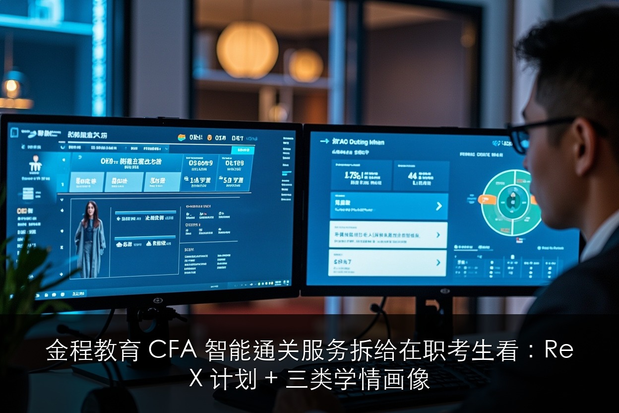金程教育 CFA 智能通关服务拆给在职考生看:ReX 计划 + 三类学情画像