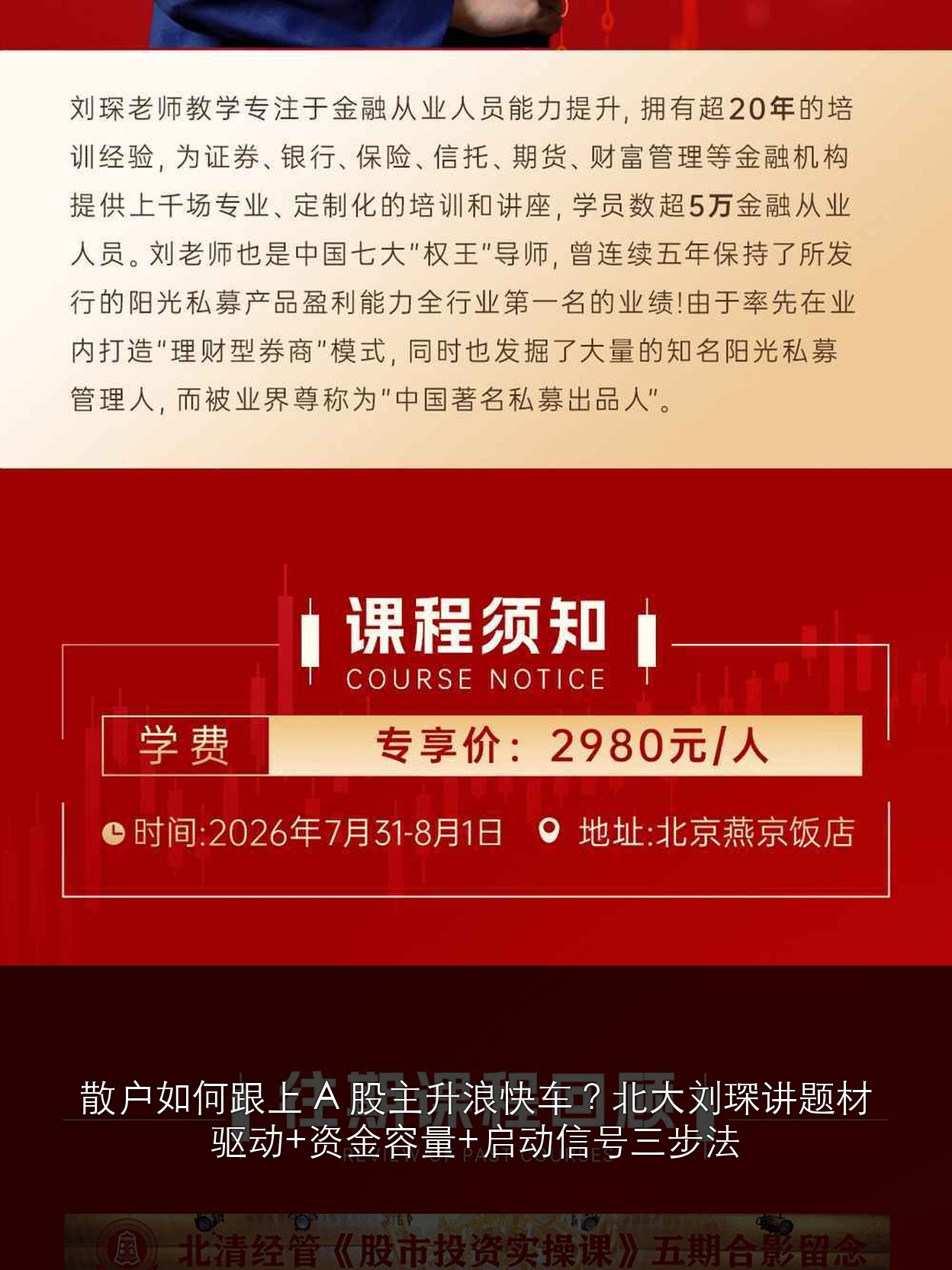 散户如何跟上 A 股主升浪快车?北大刘琛讲题材驱动+资金容量+启动信号三步法