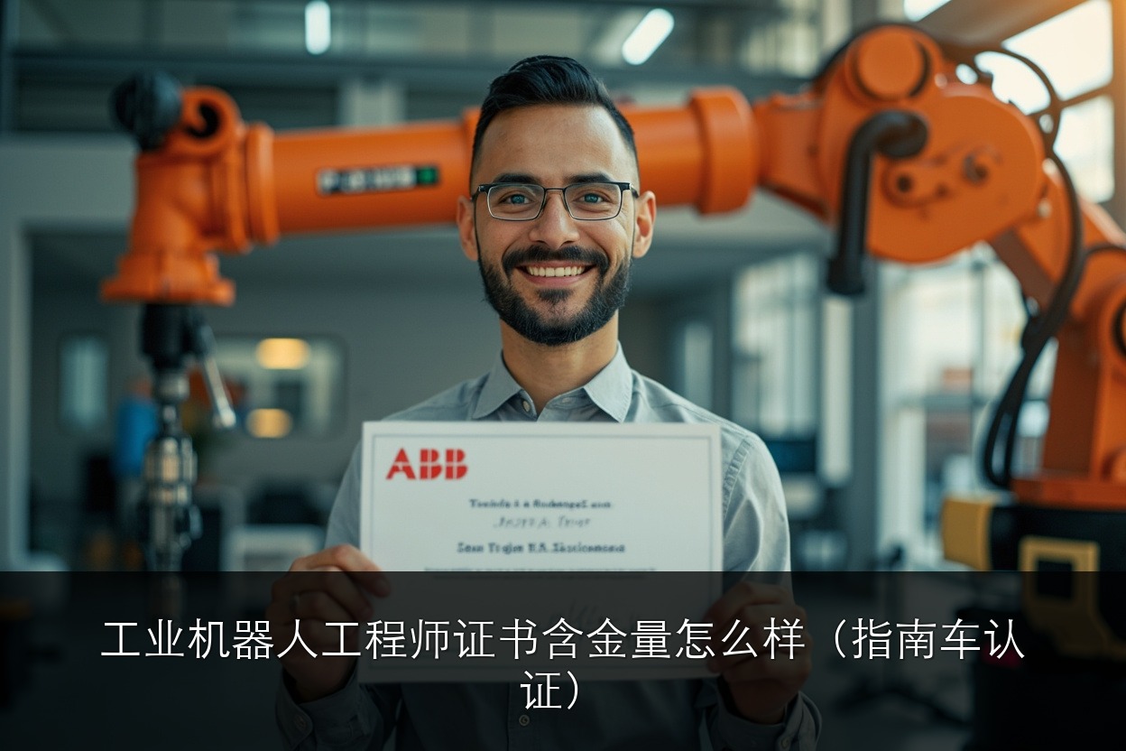 工业机器人工程师证书含金量怎么样（指南车认证）