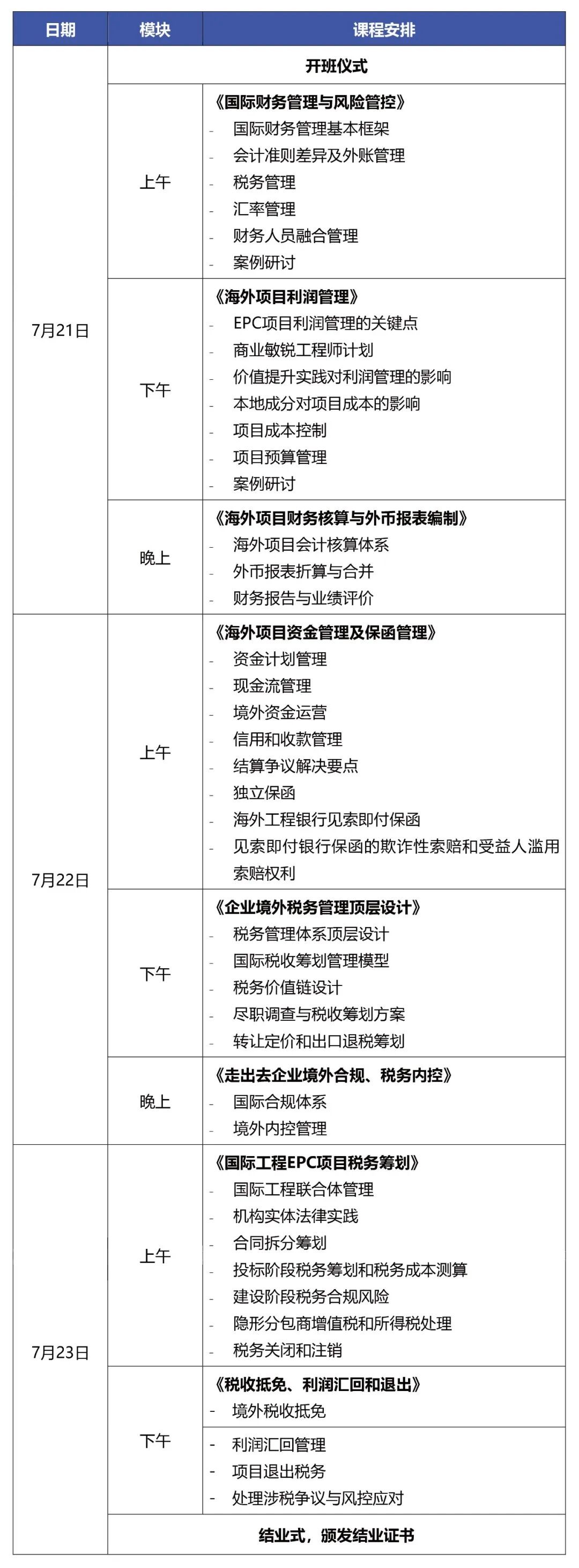 海外业务财务管理与跨境财税风险管控高级研修班7月21日北京开课：3天实战梳理企业出海财税合规