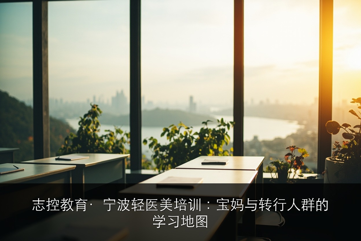 志控教育·宁波轻医美培训：宝妈与转行人群的学习地图