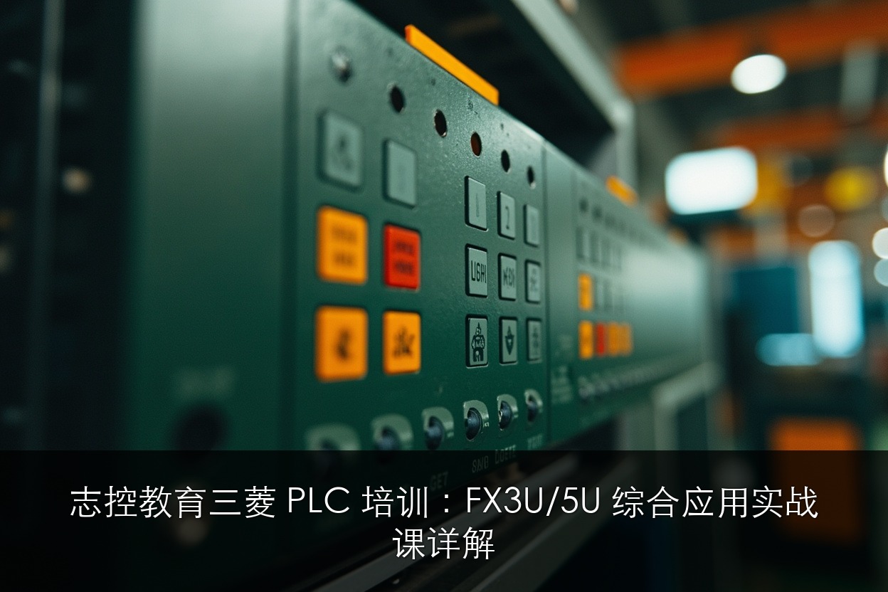 志控教育三菱 PLC 培训：FX3U/5U 综合应用实战课详解
