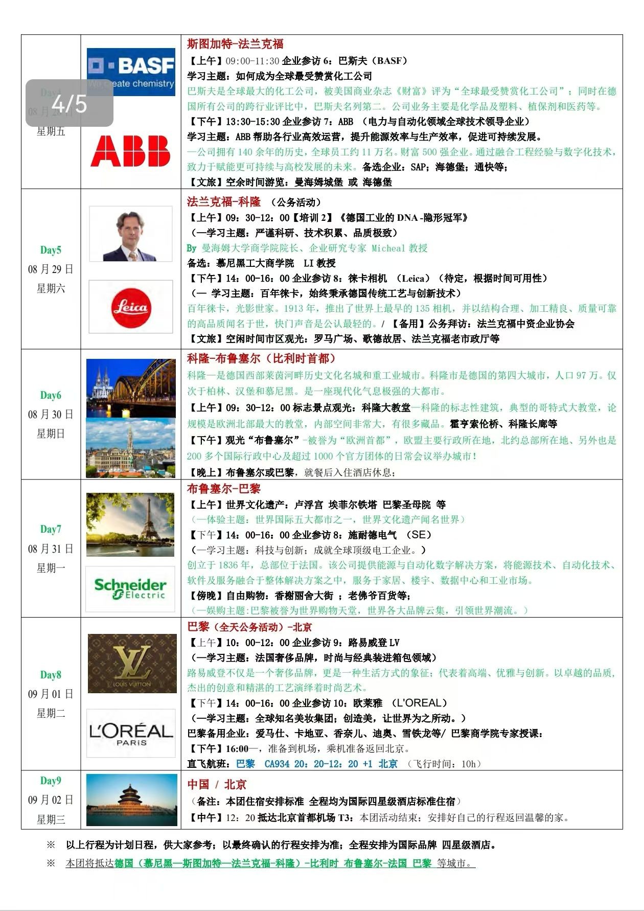 国研德国&法国标杆智造访学团8月25日启程:9天走进BMW、BOSCH、BASF、ABB、徕卡、施耐德、LV、欧莱雅等标杆企业