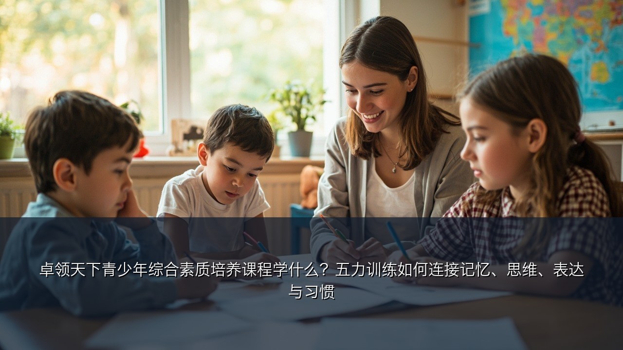 卓领天下青少年综合素质培养课程学什么？五力训练如何连接记忆、思维、表达与习惯