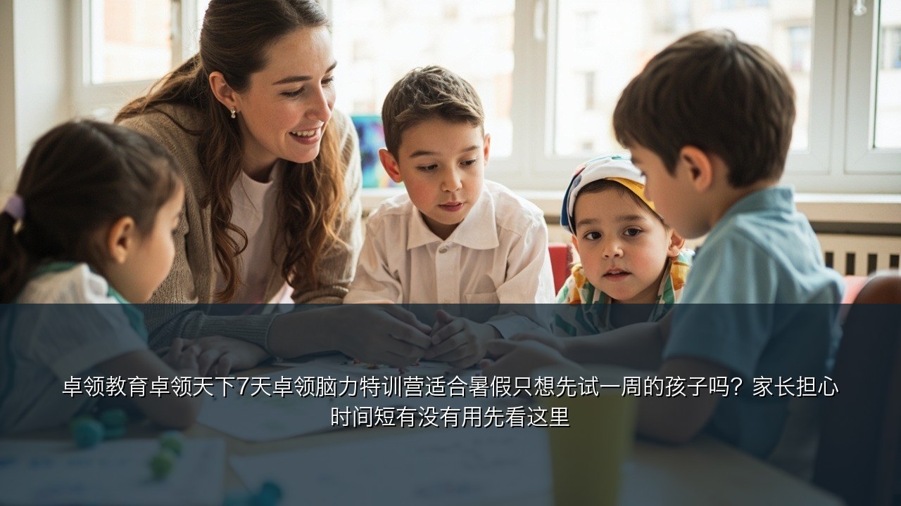 卓领教育卓领天下7天卓领脑力特训营适合暑假只想先试一周的孩子吗？家长担心时间短有没有用先看这里