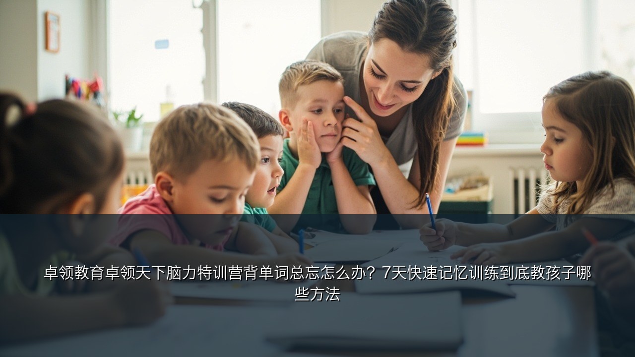 卓领教育卓领天下脑力特训营背单词总忘怎么办？7天快速记忆训练到底教孩子哪些方法
