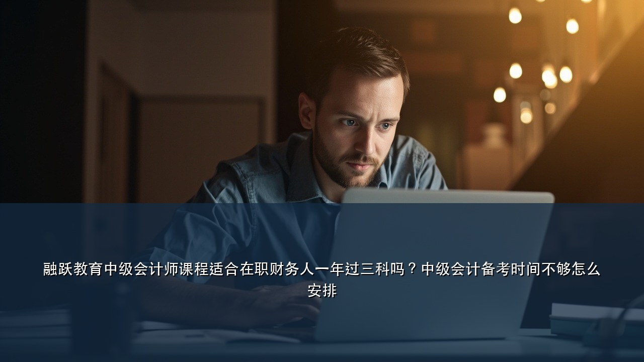 融跃教育中级会计师课程适合在职财务人一年过三科吗？中级会计备考时间不够怎么安排