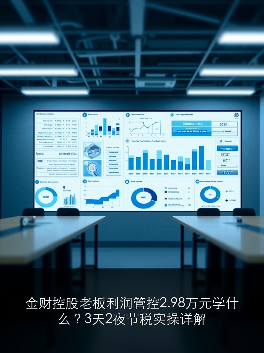 金财控股老板利润管控2.98万元学什么？3天2夜节税实操详解