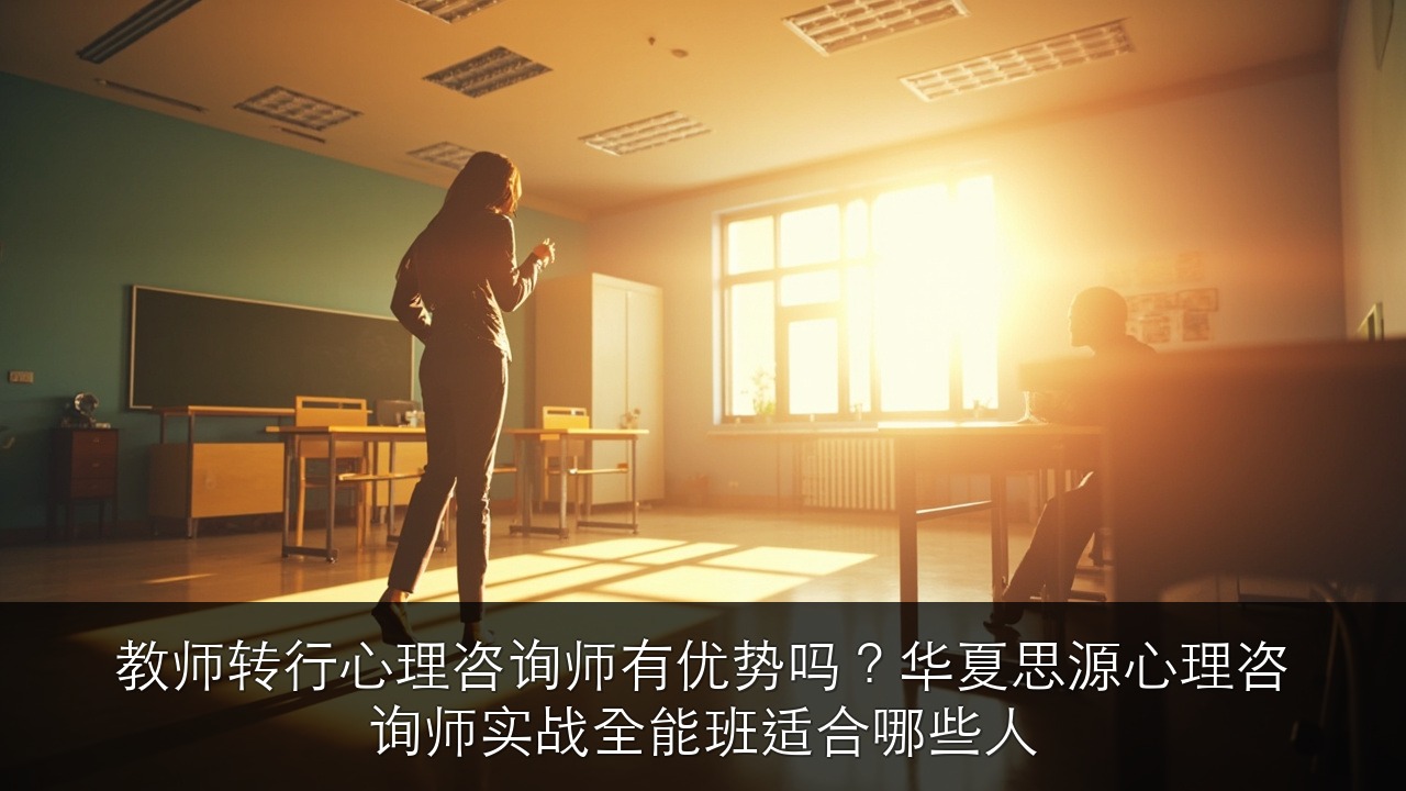 教师转行心理咨询师有优势吗?华夏思源心理咨询师实战全能班适合哪些人