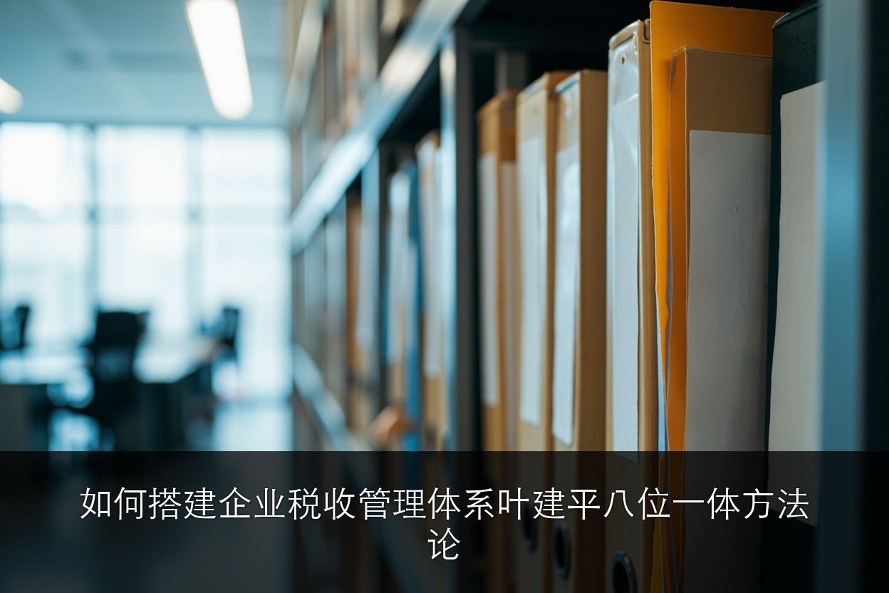 如何搭建企业税收管理体系？叶建平“八位一体”方法论