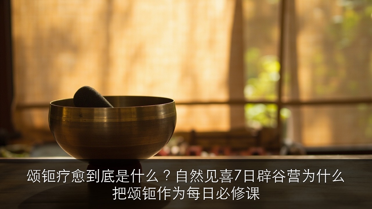 颂钵疗愈到底是什么？自然见喜 7 日辟谷营为什么把颂钵作为每日必修课