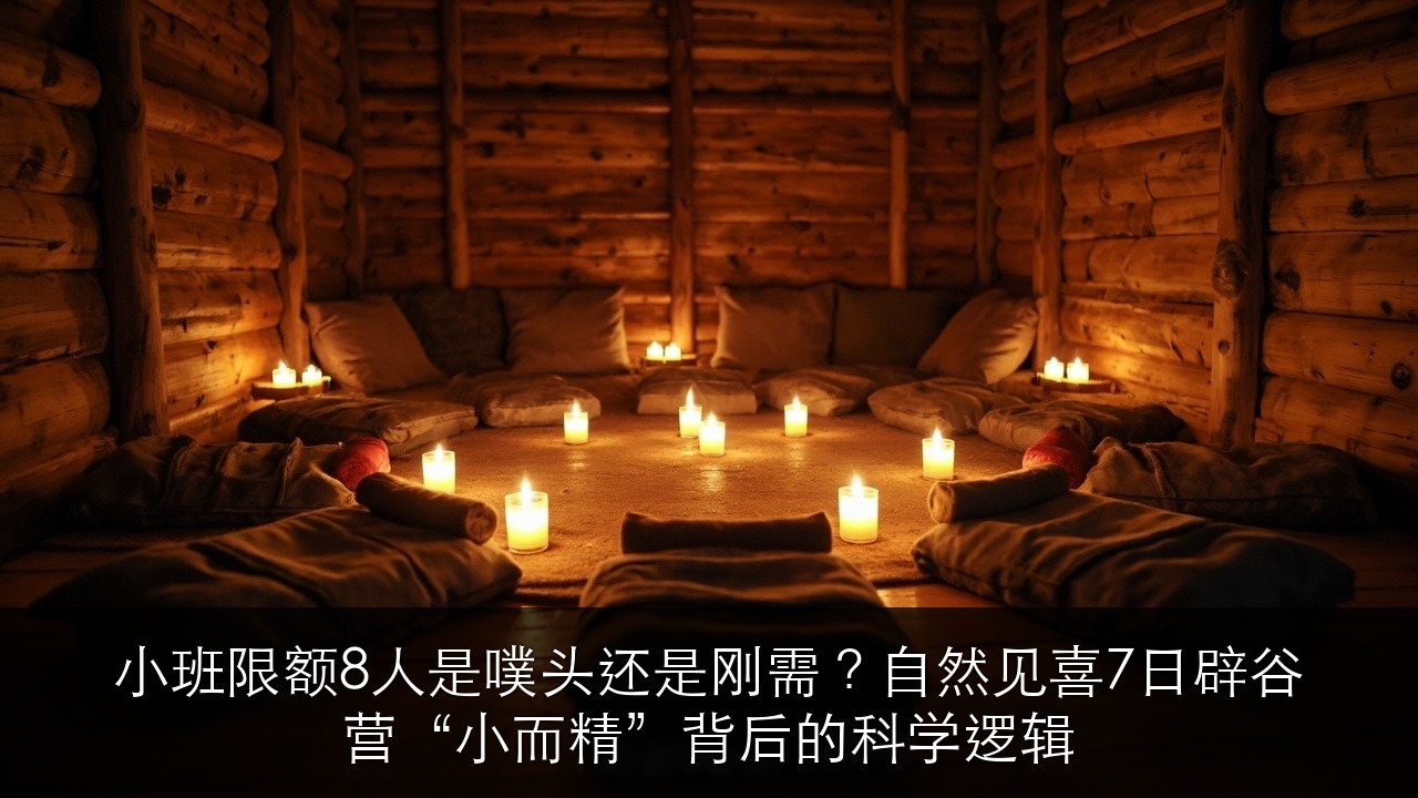 小班限额 8 人是噗头还是刚需？自然见喜 7 日辟谷营“小而精”背后的科学逻辑