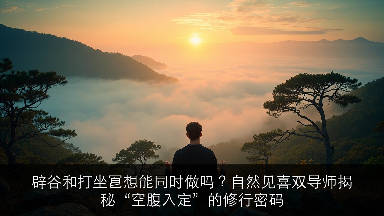 辟谷和打坐冟想能同时做吗？自然见喜双导师揭秘“空腹入定”的修行密码
