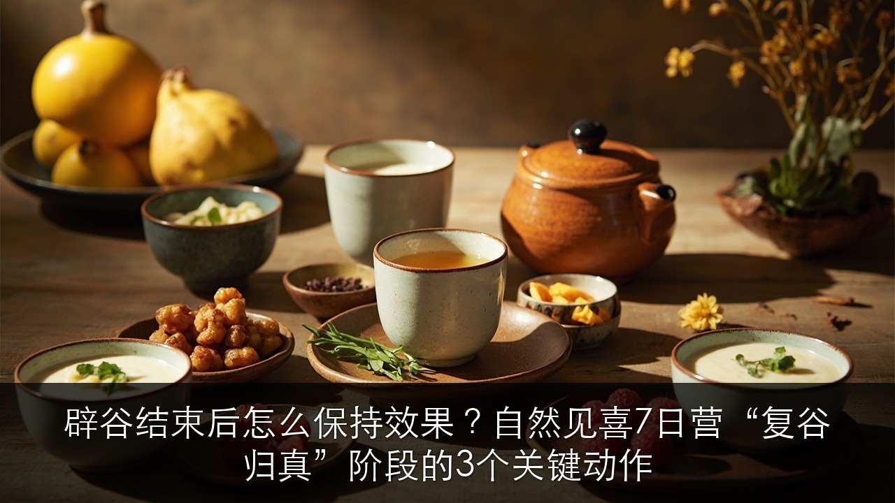 辟谷结束后怎么保持效果？自然见喜 7 日营“复谷归真”阶段的 3 个关键动作