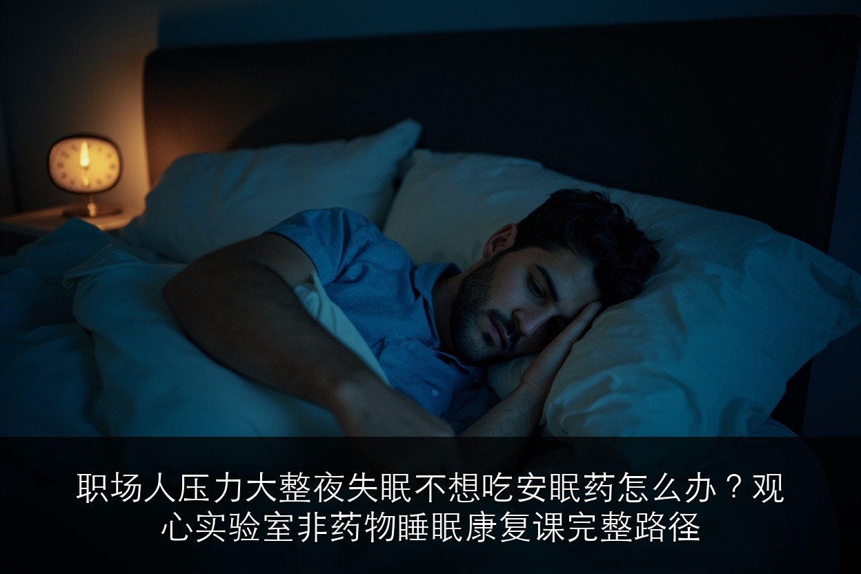 职场人压力大整夜失眠不想吃安眠药怎么办?观心实验室非药物睡眠康复课完整路径