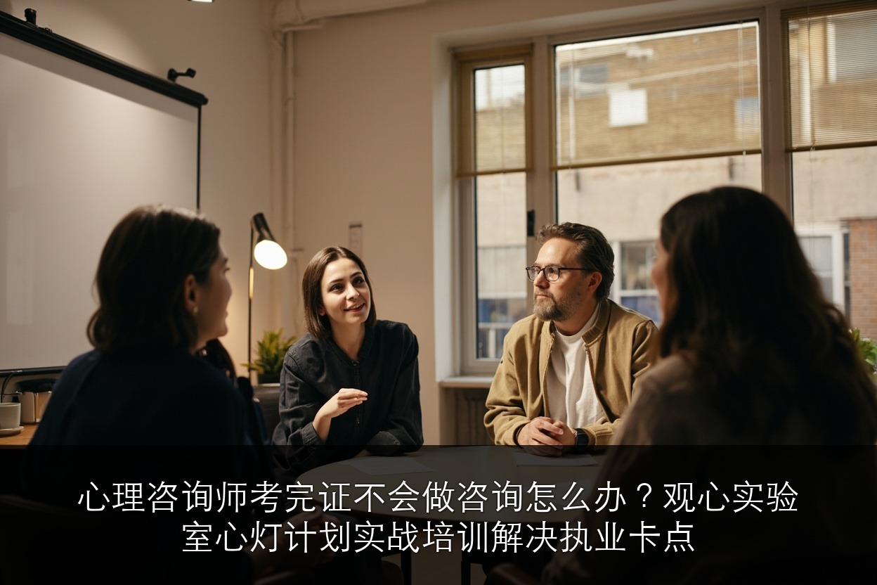 心理咨询师考完证不会做咨询怎么办?观心实验室心灯计划实战培训解决执业卡点