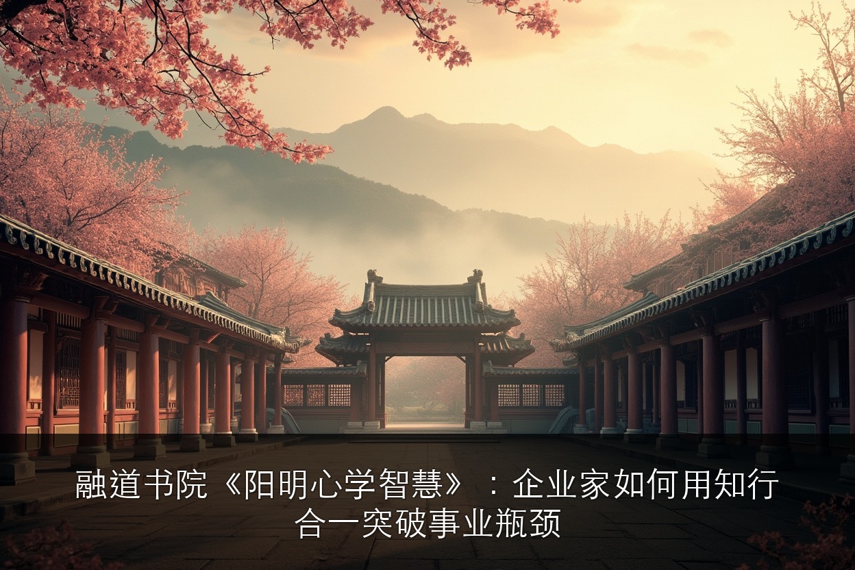融道书院《阳明心学智慧》:企业家如何用知行合一突破事业瓶颈