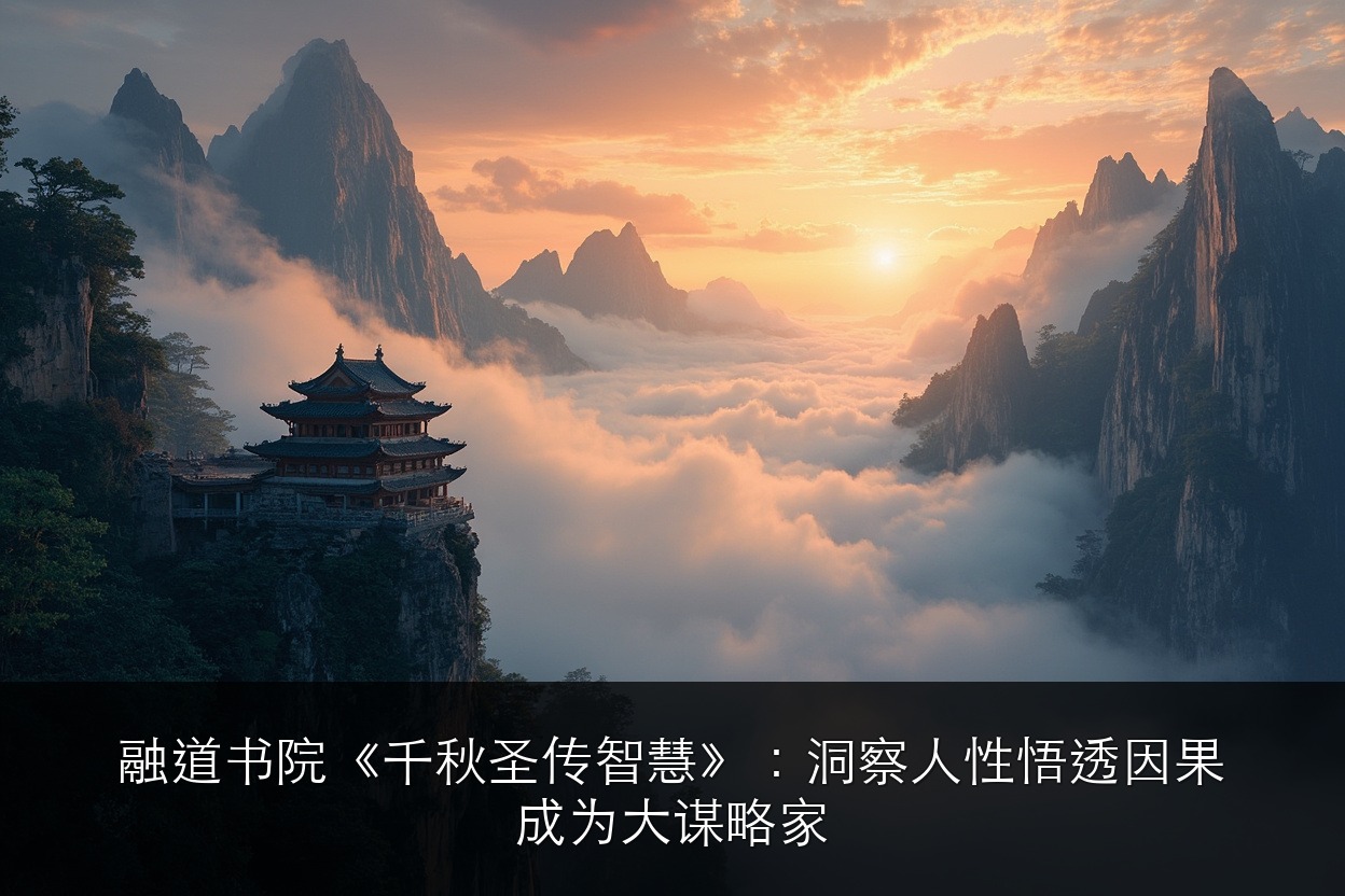 融道书院《千秋圣传智慧》:洞察人性悟透因果成为大谋略家