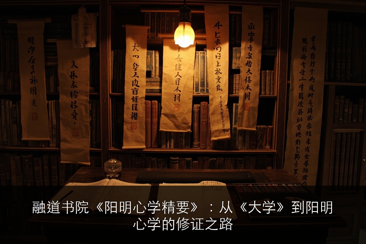 融道书院《阳明心学精要》:从《大学》到阳明心学的修证之路