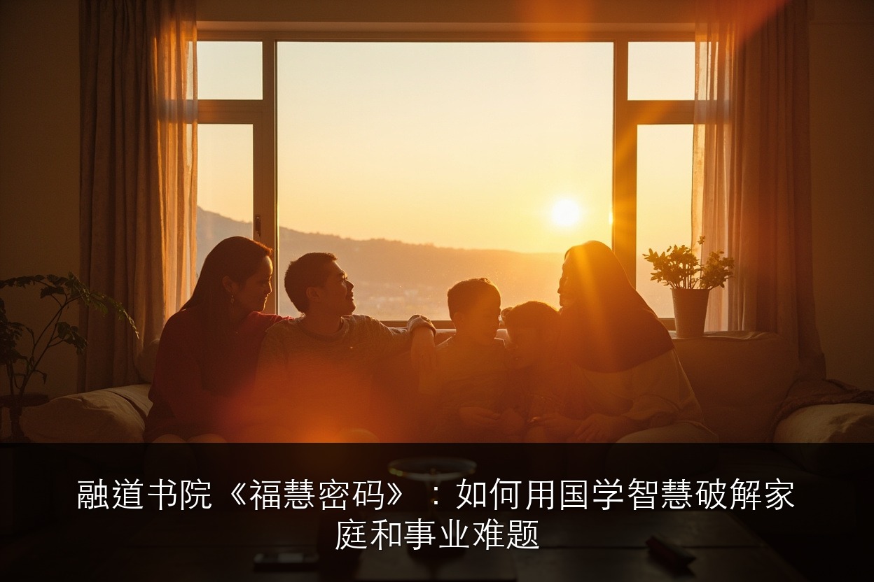 融道书院《福慧密码》：如何用国学智慧破解家庭和事业难题