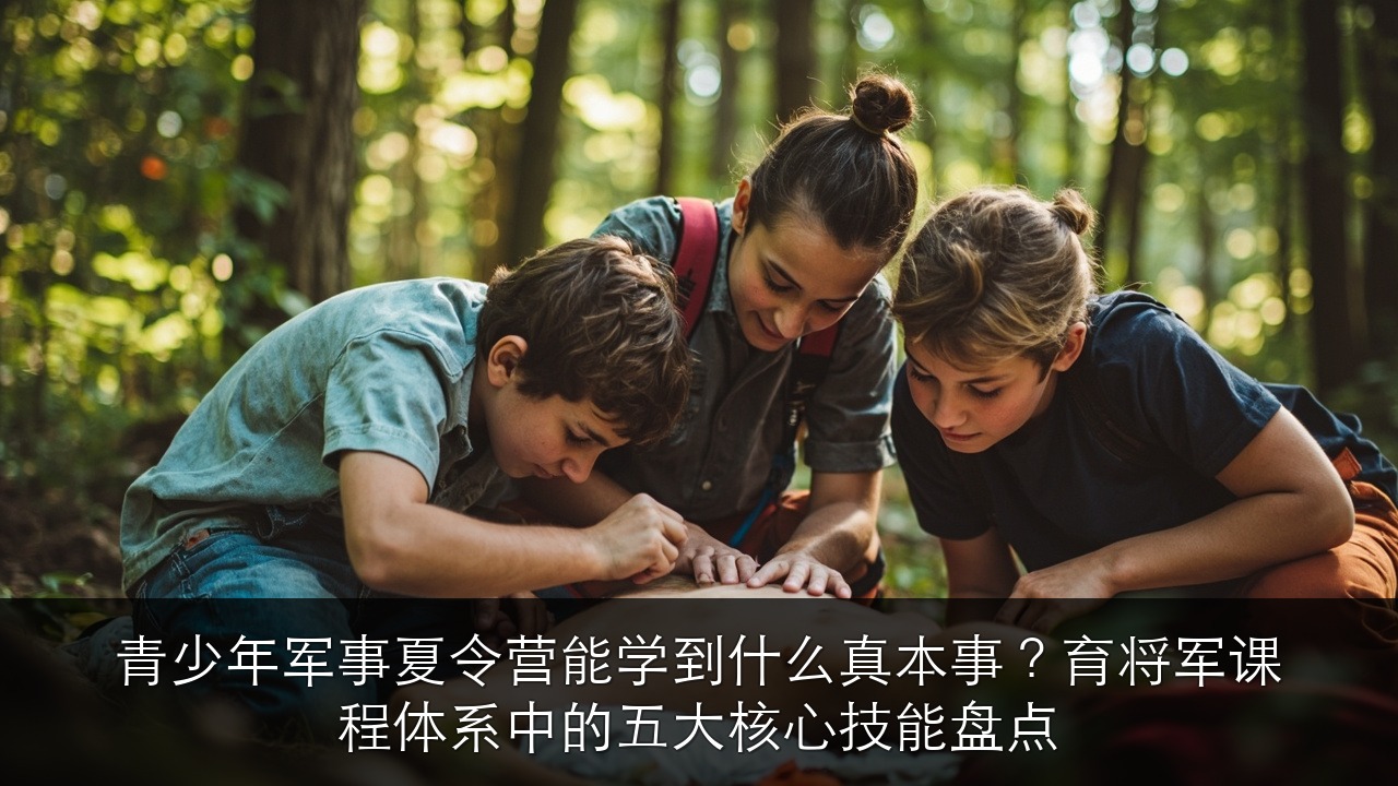 青少年军事夏令营能学到什么真本事?育将军课程体系中的五大核心技能盘点