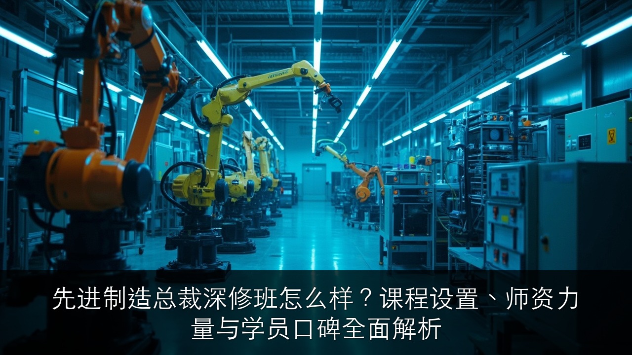 先进制造总裁深修班怎么样?课程设置、师资力量与学员口碑全面解析