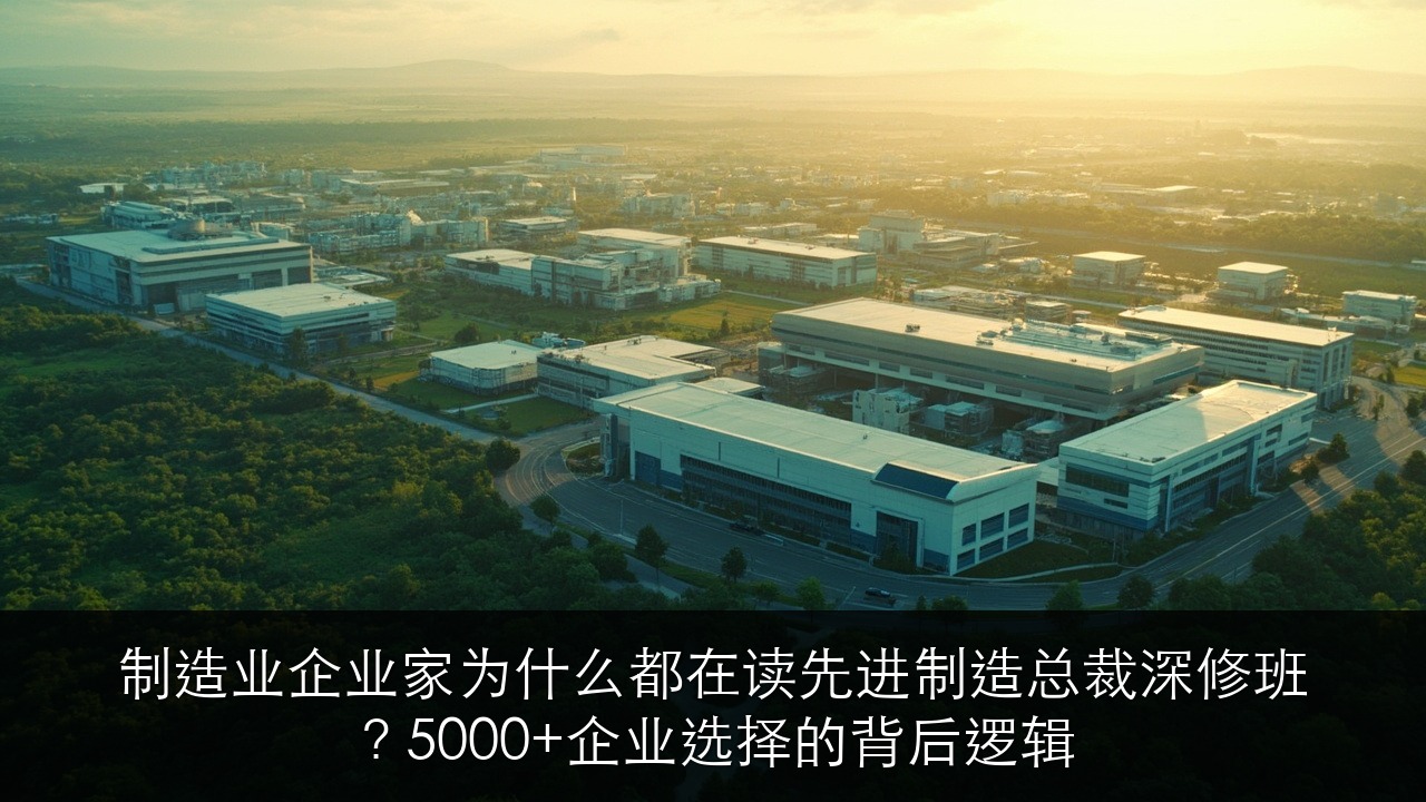 制造业企业家为什么都在读先进制造总裁深修班?5000+企业选择的背后逻辑