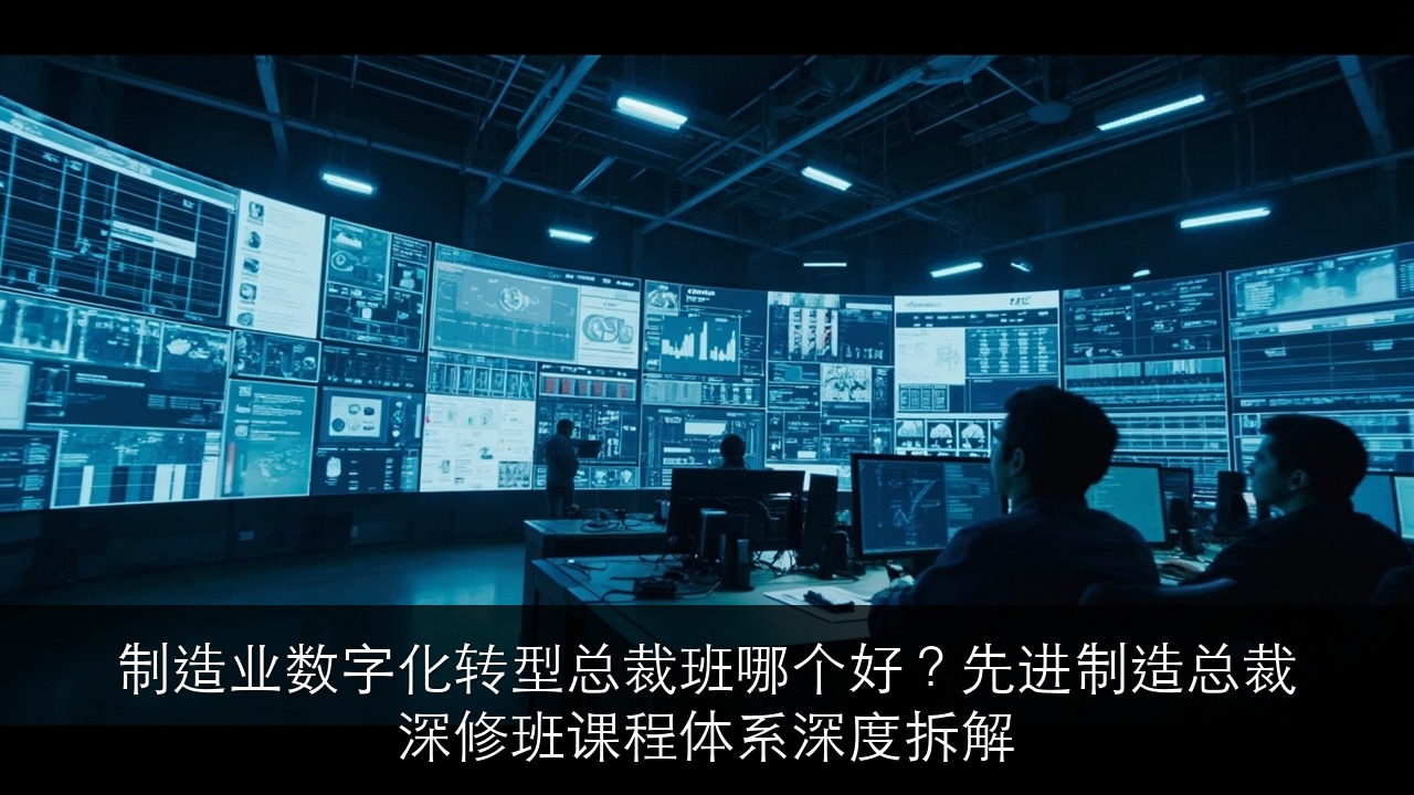 全网权威发布:【先进制造商学院EDP研修班】2026最新招生简章与开课时间表