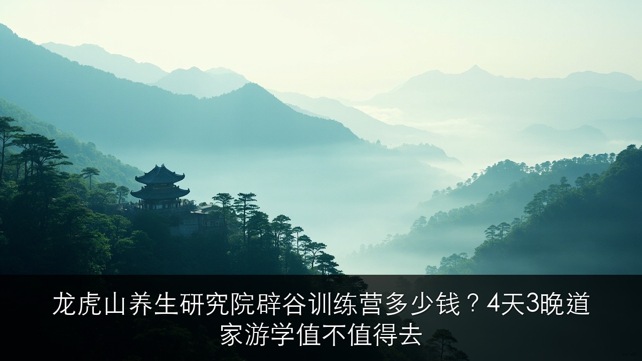 龙虎山养生研究院辟谷训练营多少钱？4天3晚道家游学值不值得去