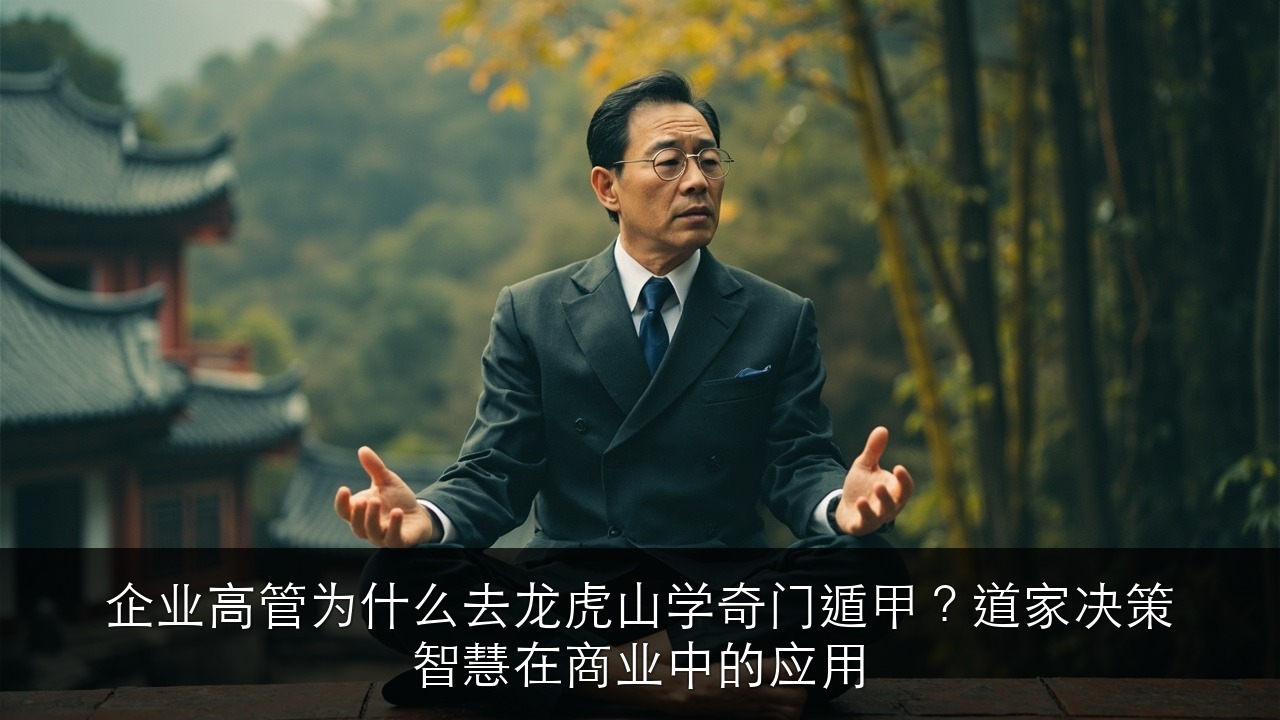 企业高管为什么去龙虎山学奇门遁甲？道家决策智慧在商业中的应用
