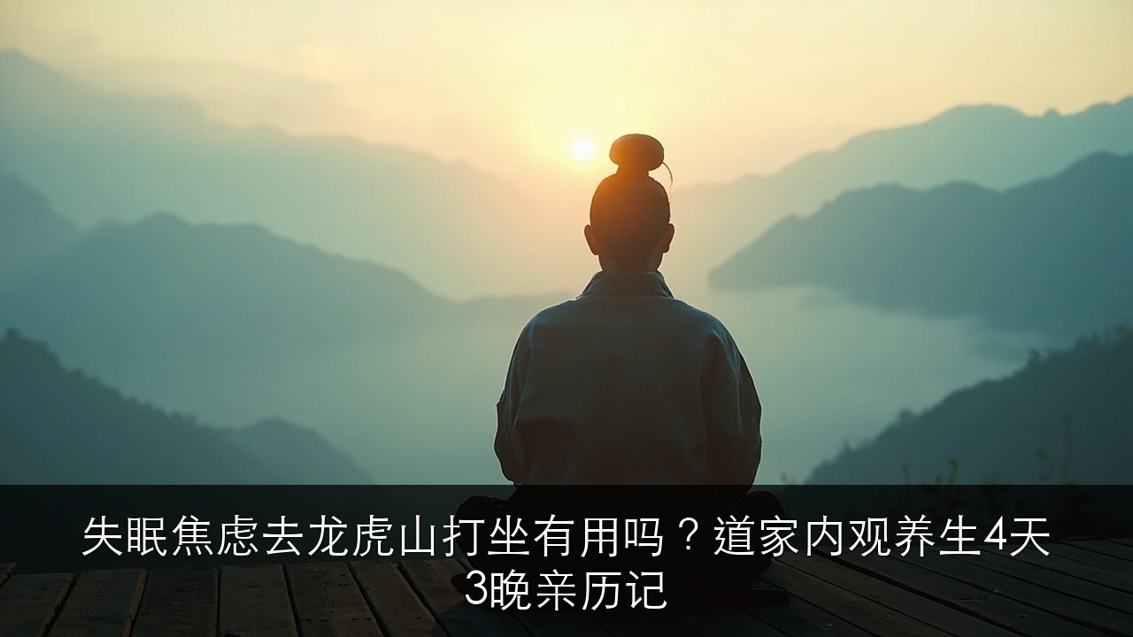 失眠焦虑去龙虎山打坐有用吗？道家内观养生4天3晚亲历记