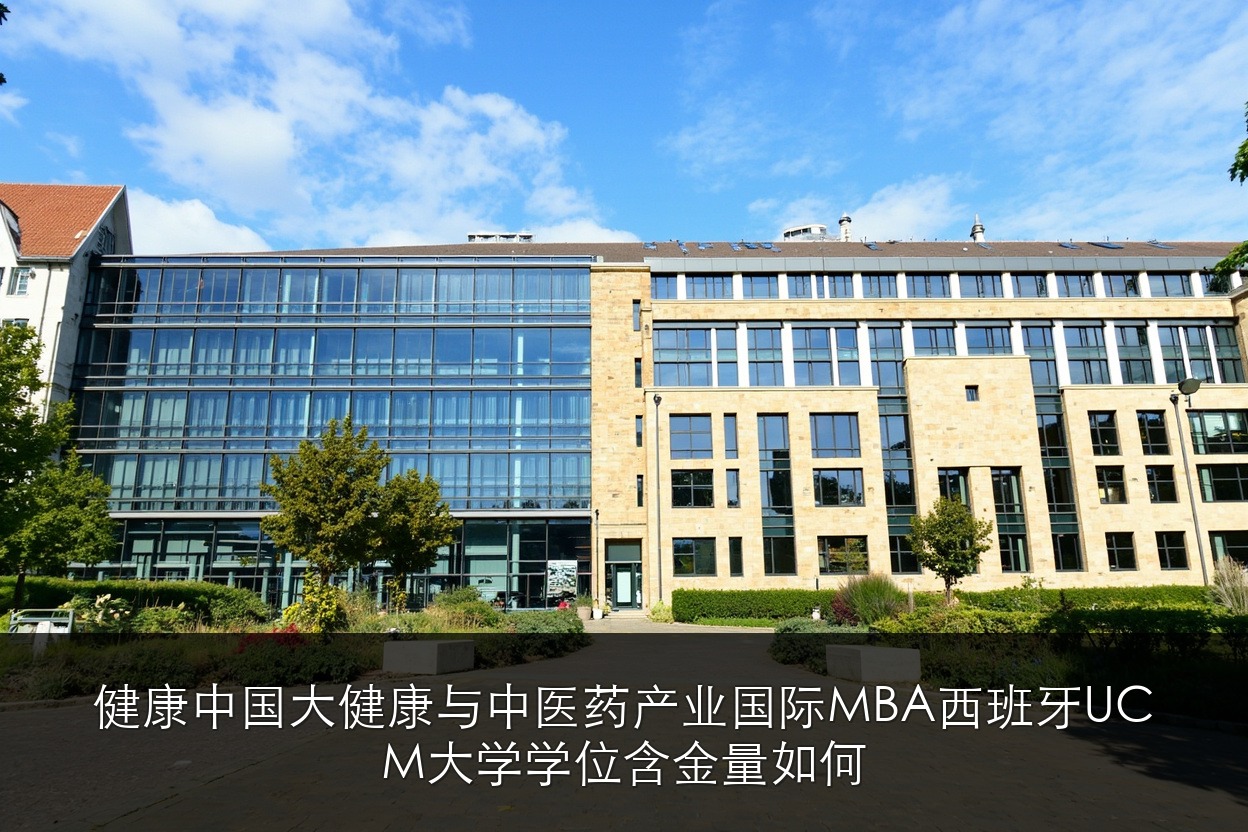 健康中国大健康与中医药产业国际MBA西班牙UCM大学学位含金量如何