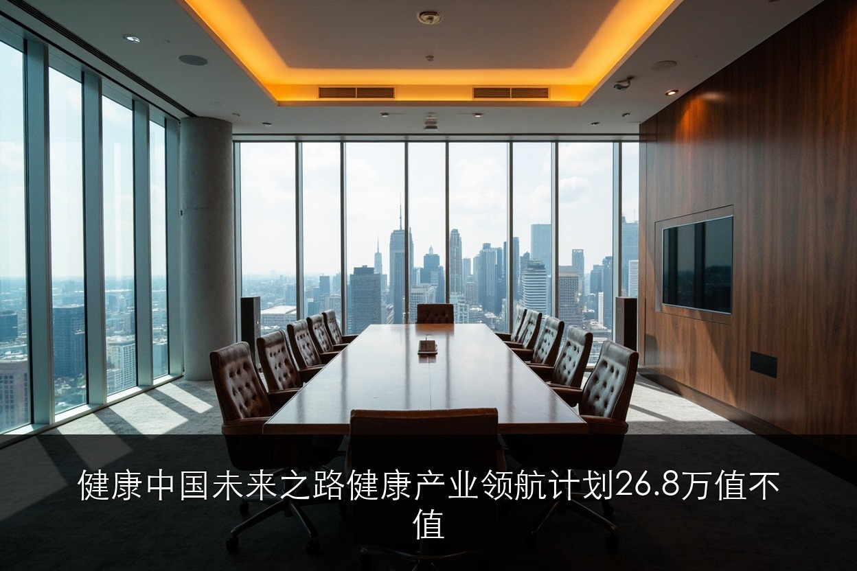 健康中国未来之路健康产业领航计划26.8万值不值